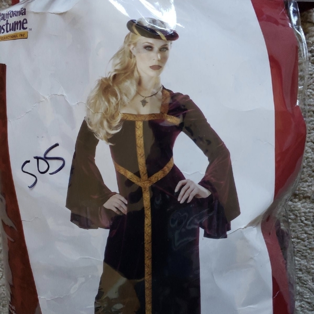 California Costumes Kids Medieval Princess Costume - Purple and Gold